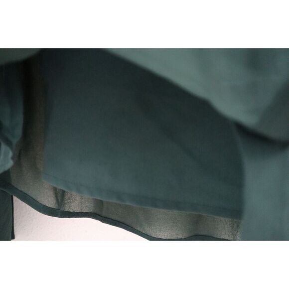 Banana Republic 762767-01-1 Women's Sz M New Hunter Green L/S Tuxedo Shirt - Picture 5 of 12